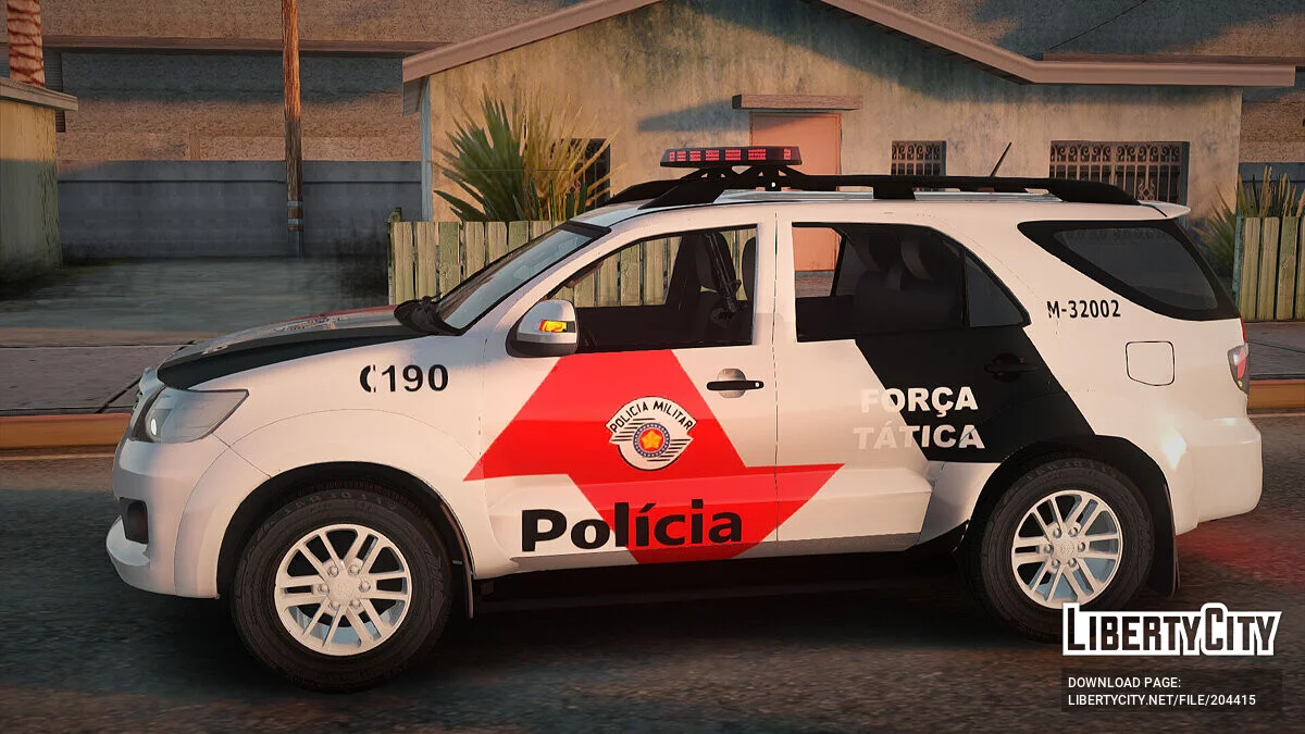Toyota Hilux SW4 2014 Forca Tatica / GTA San Andreas