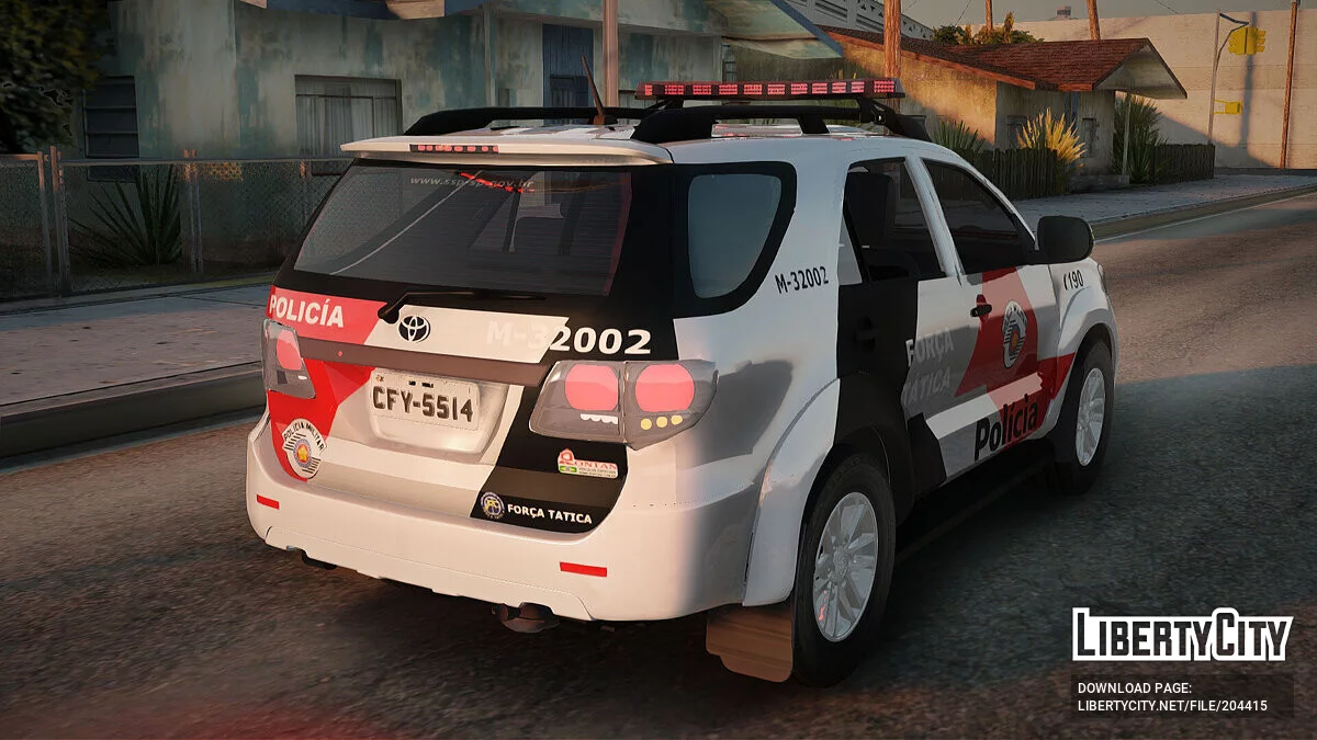 Toyota Hilux SW4 2014 Forca Tatica / GTA San Andreas