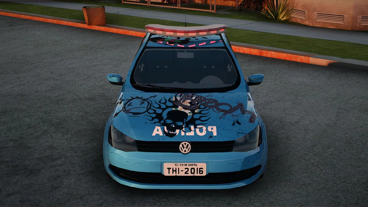 Volkswagen Voyage G6 Pmerj Graffiti / GTA San Andreas