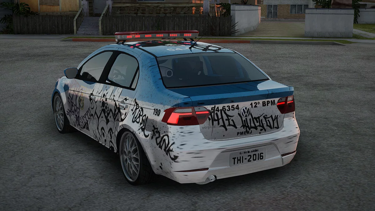 Volkswagen Voyage G6 Pmerj Graffiti / GTA San Andreas
