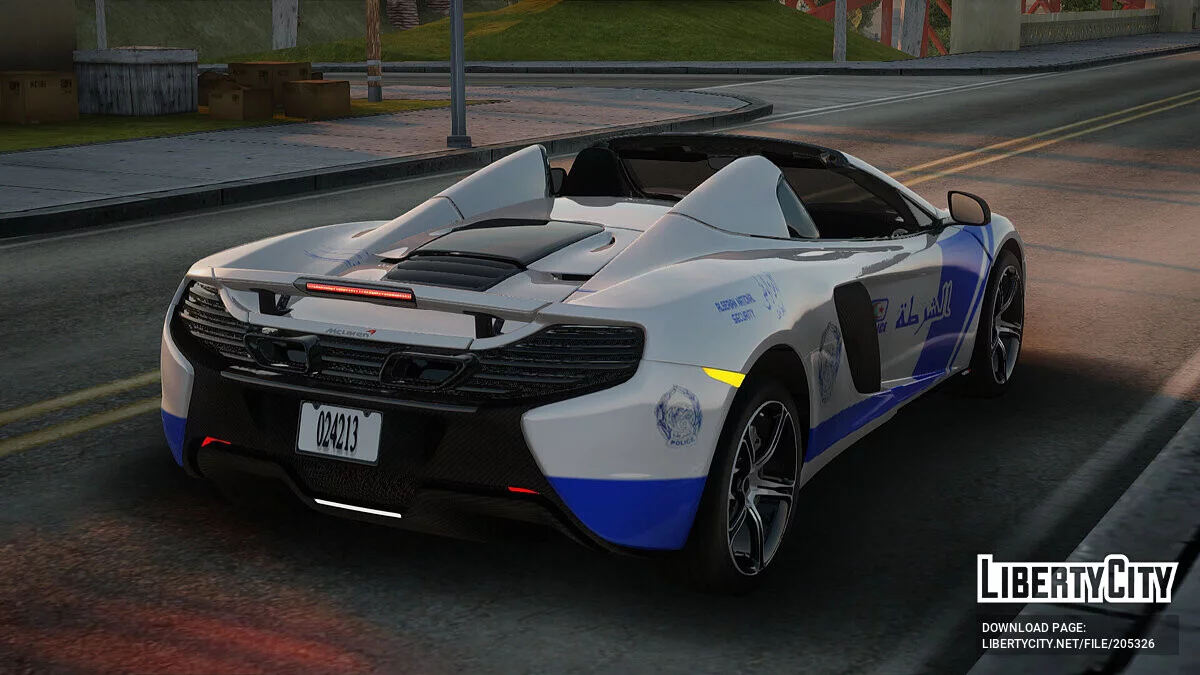 McLaren 650S Spyder Algeria Police / GTA San Andreas