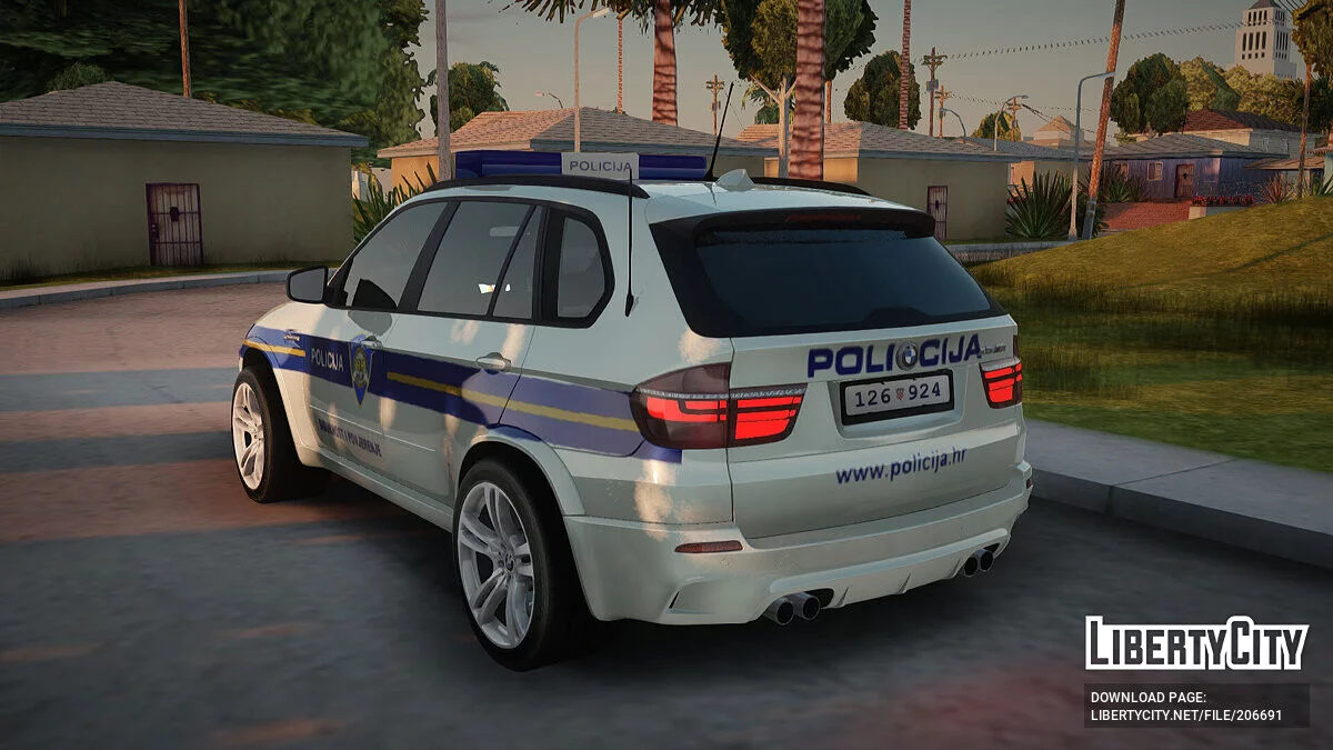 BMW X5 Croatian Police Car / GTA San Andreas