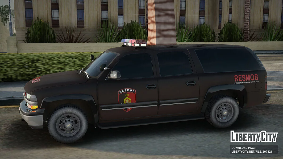 Chevrolet Suburban Indonesian Police RESMOB Unit / GTA San Andreas
