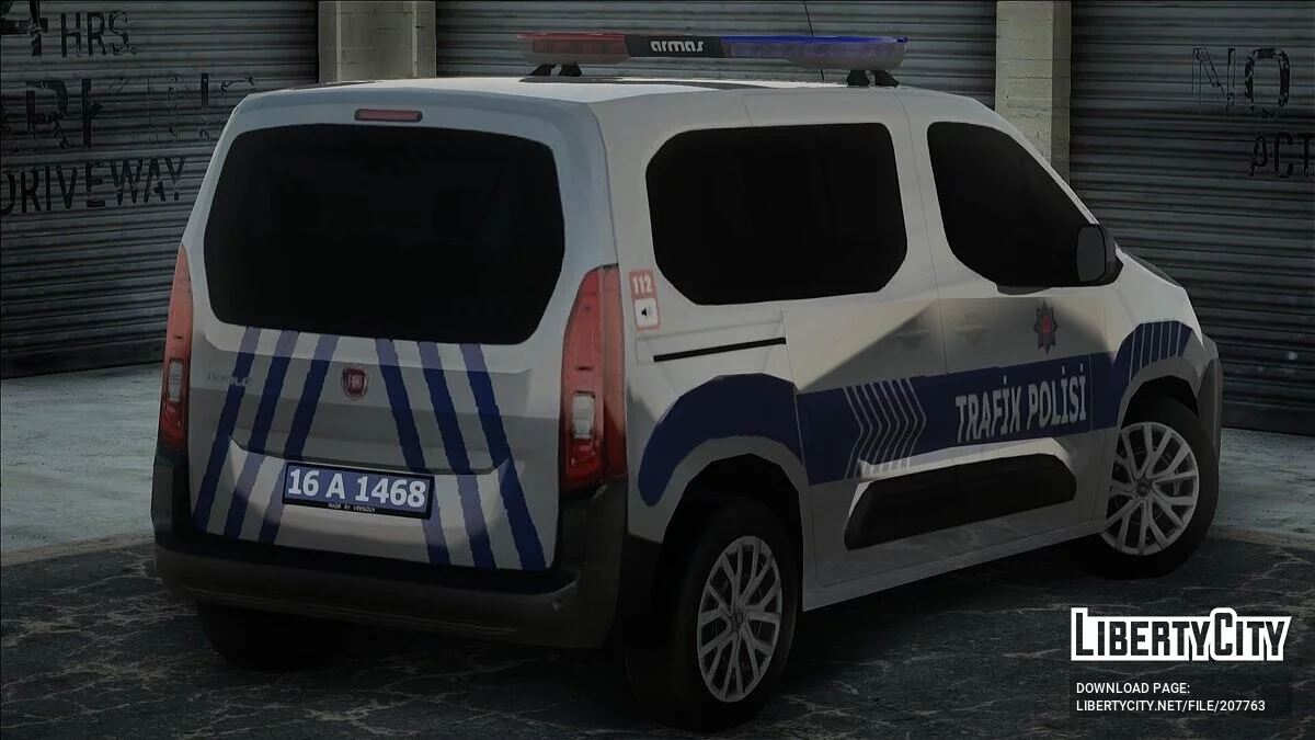 Fiat Doblo (2023) - Полиция / GTA San Andreas