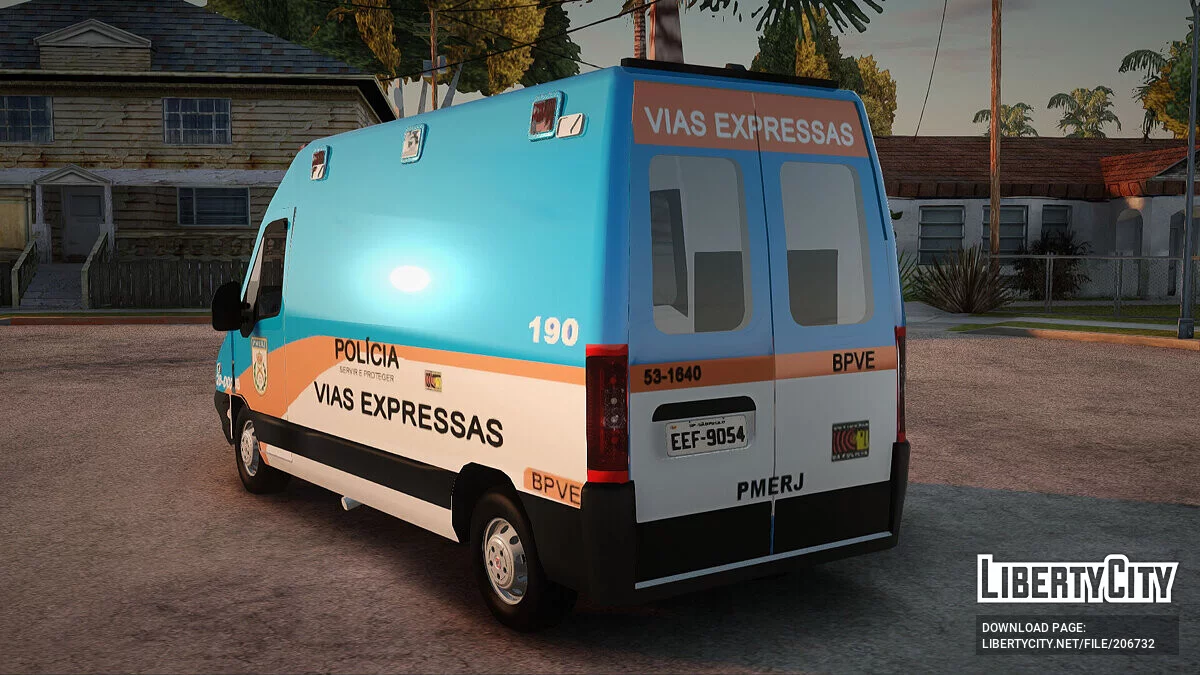 Fiat Ducato PMERJ BPVE / GTA San Andreas