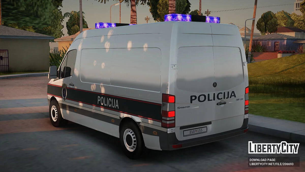 Mercedes-Benz Sprinter BIH Police Van / GTA San Andreas