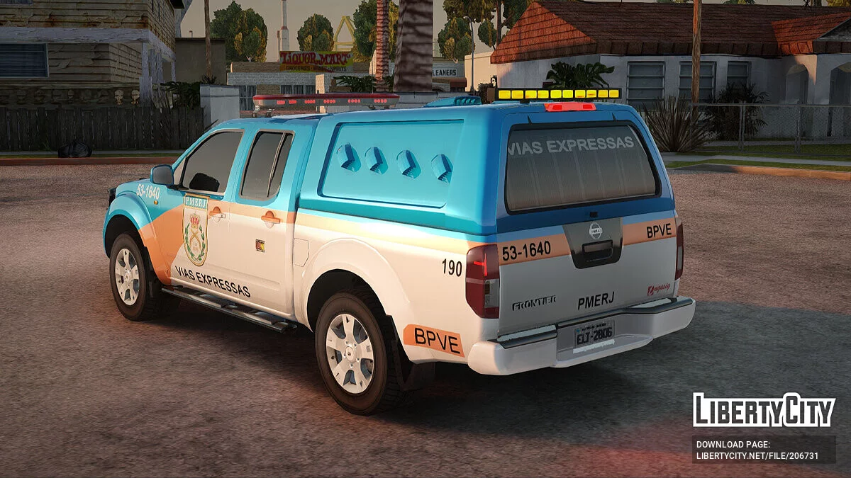Nissan Frontier PMERJ BPVE 2013 / GTA San Andreas