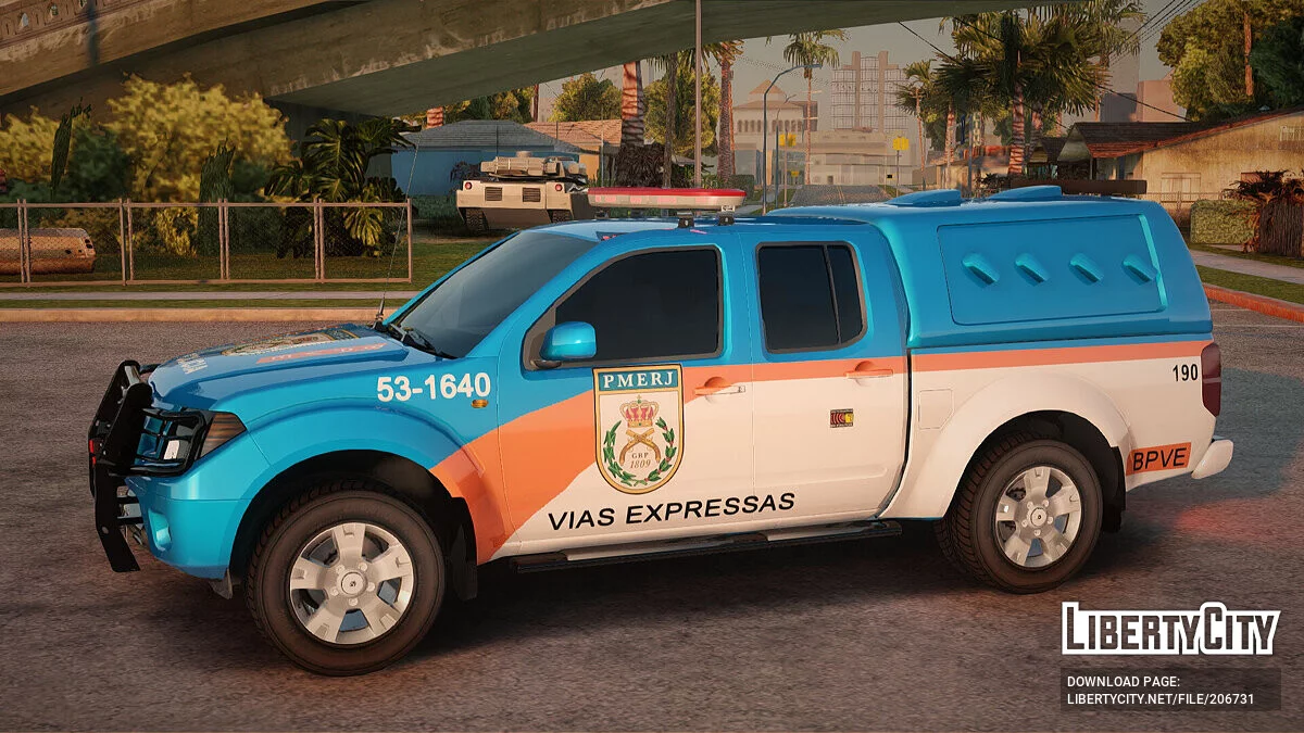 Nissan Frontier PMERJ BPVE 2013 / GTA San Andreas