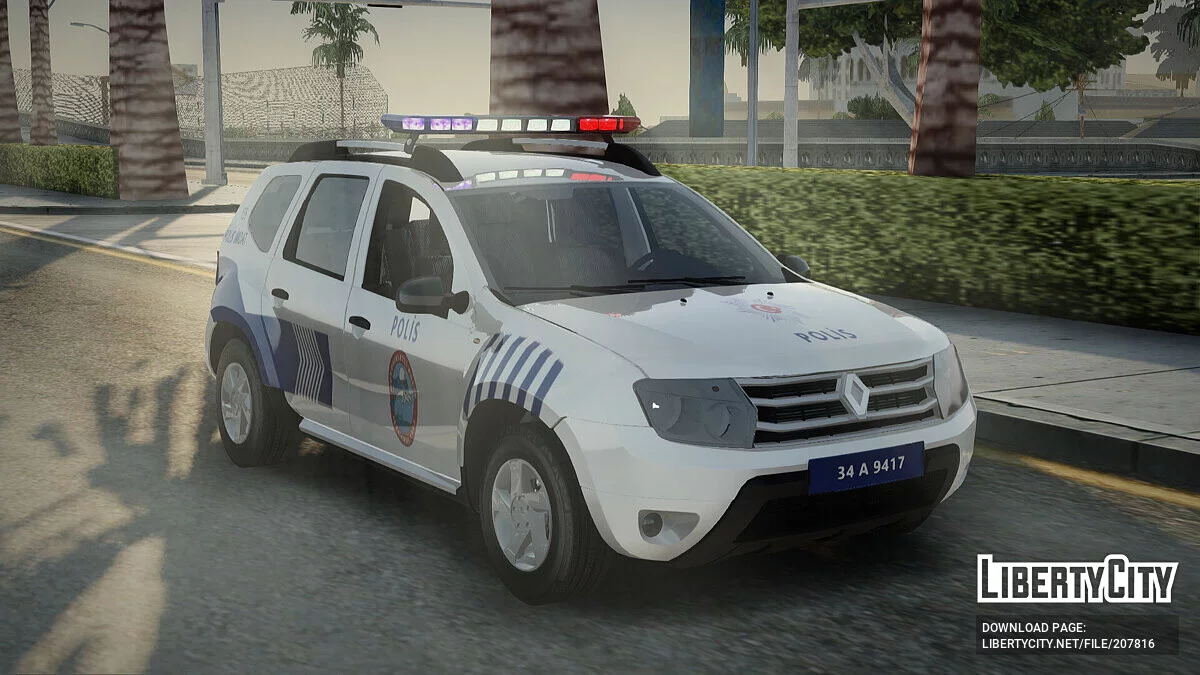 Renault Duster Turkish Police Patrol Car / GTA San Andreas