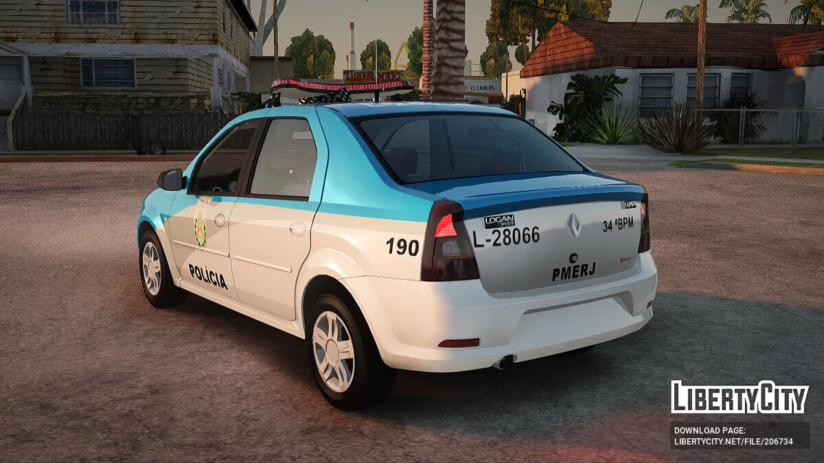 Renault Logan 2011 PMERJ / GTA San Andreas
