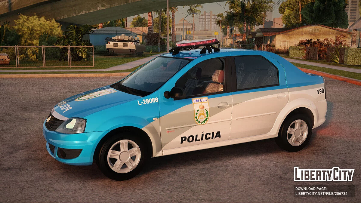 Renault Logan 2011 PMERJ / GTA San Andreas