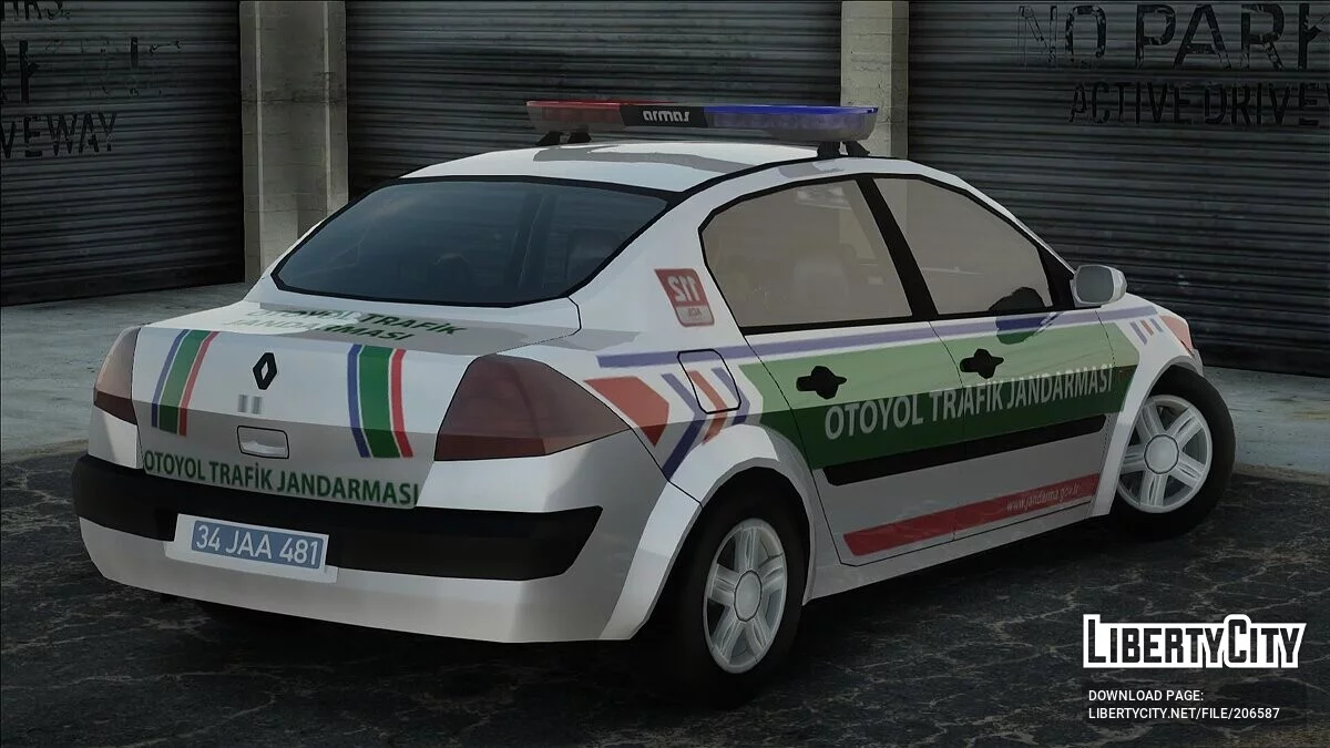 Renault Megane 2 - Полиция / GTA San Andreas