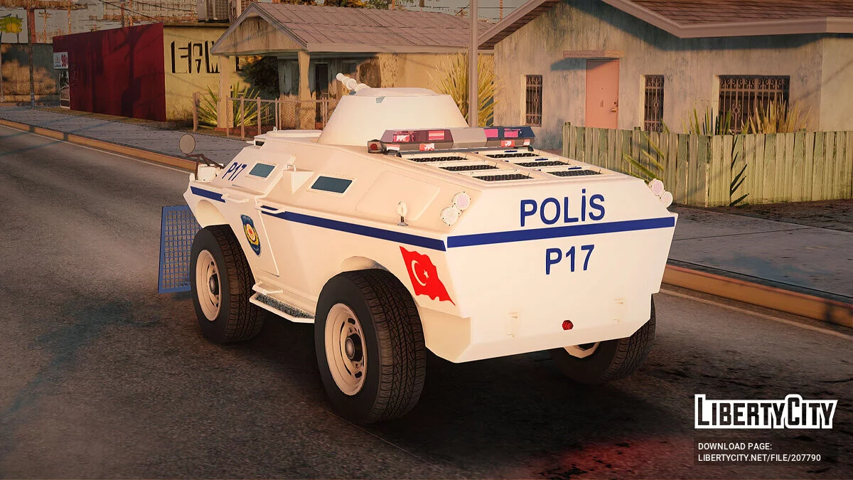 Турецкий полицейский БТР с водяной пушкой / GTA San Andreas