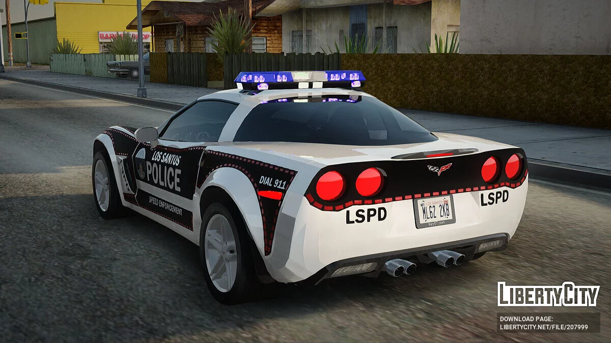 Chevrolet Corvette Z06 Bosnian Police / GTA San Andreas
