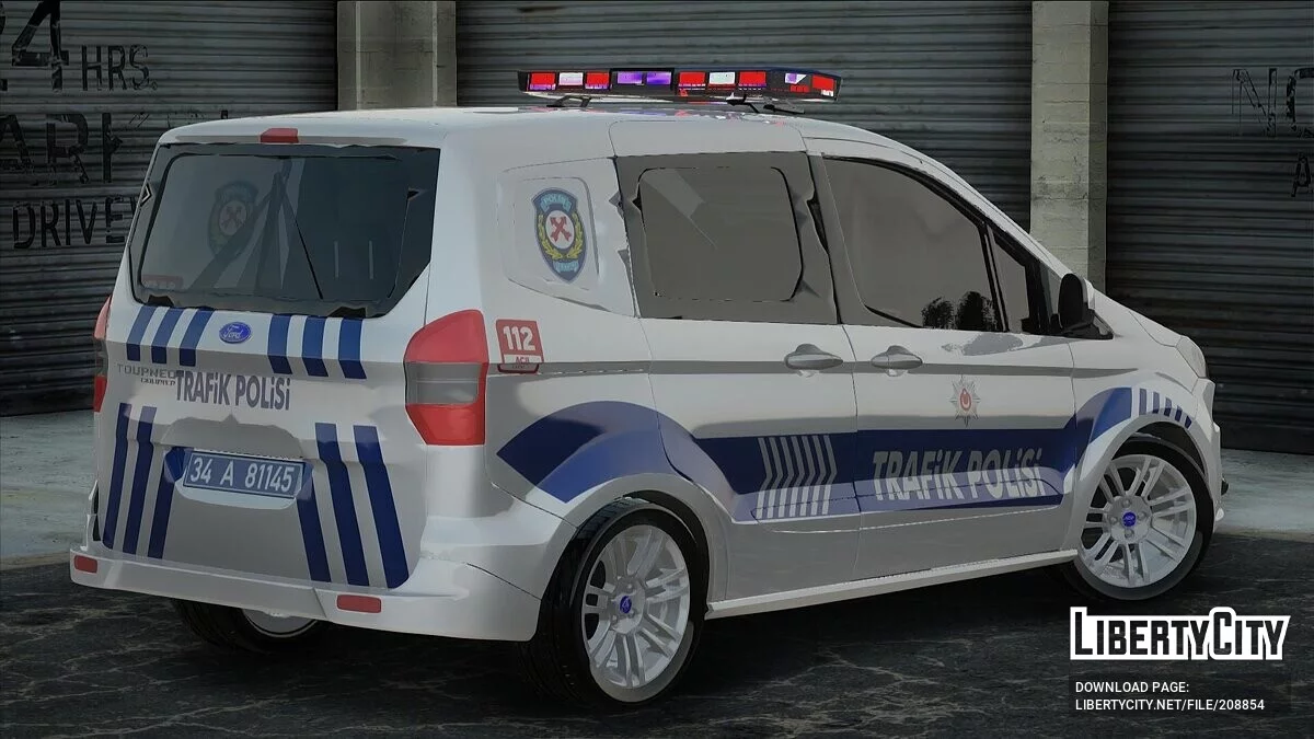 Ford Tourneo Courier - Полиция / GTA San Andreas