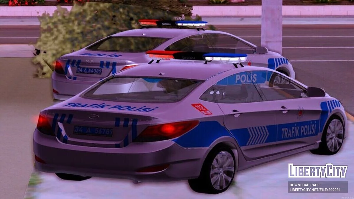 Hyundai Accent - Полиция / GTA San Andreas