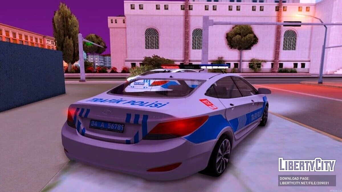 Hyundai Accent - Полиция / GTA San Andreas