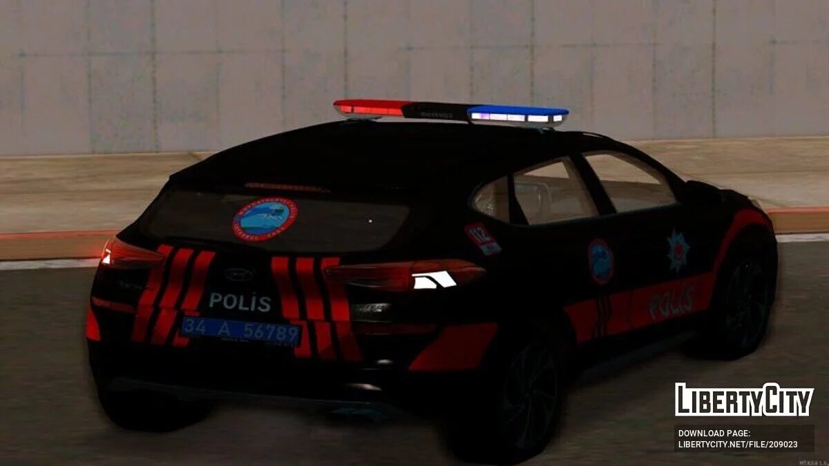Hyundai Tucson 2020 - Полиция / GTA San Andreas