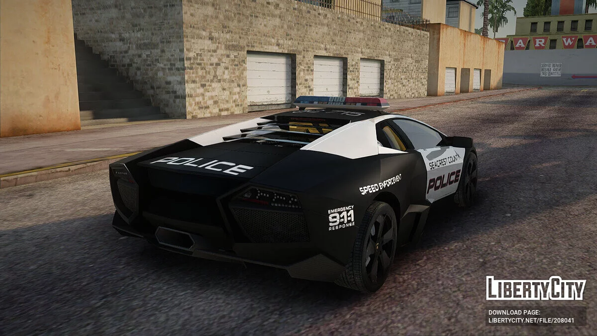 Lamborghini Reventon Police / GTA San Andreas