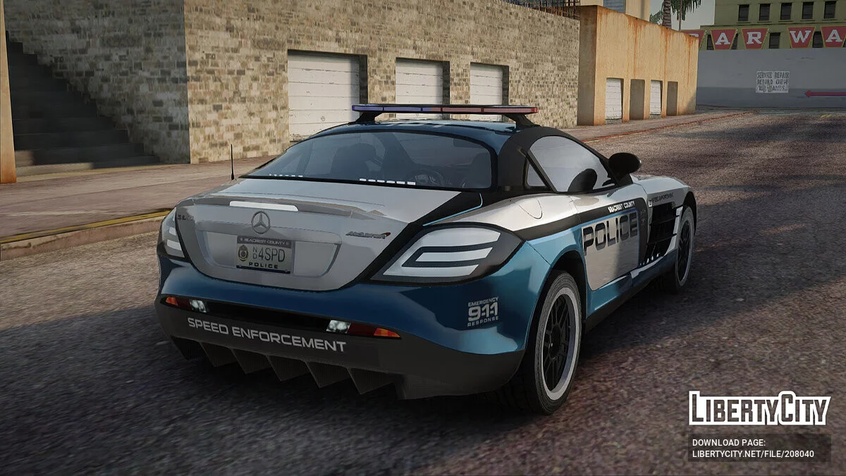 Mercedes-Benz SLR McLaren 722 Police / GTA San Andreas