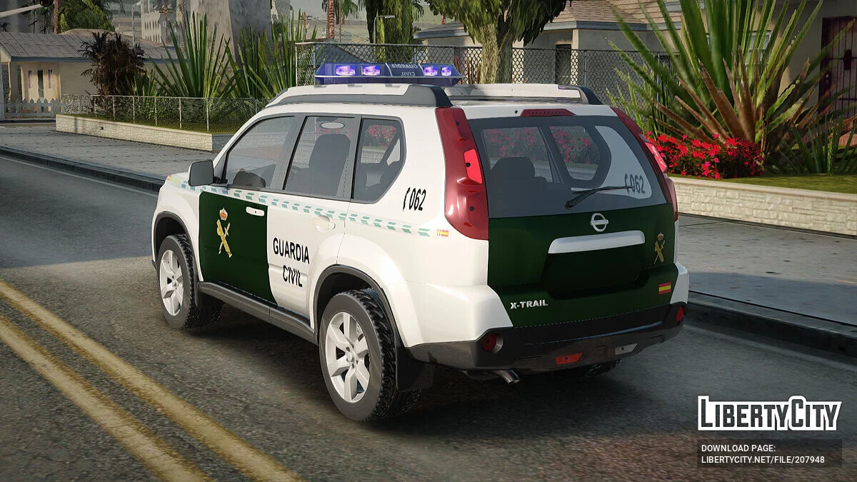 Nissan X-Trail Guardia Civil Spanish / GTA San Andreas