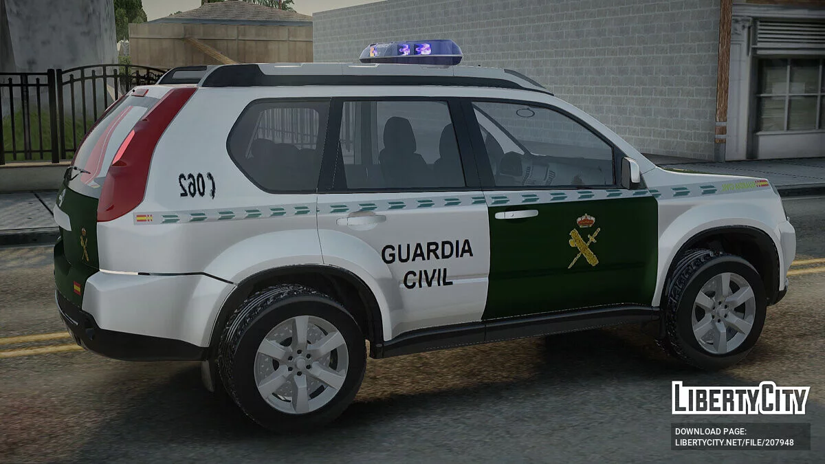 Nissan X-Trail Guardia Civil Spanish / GTA San Andreas