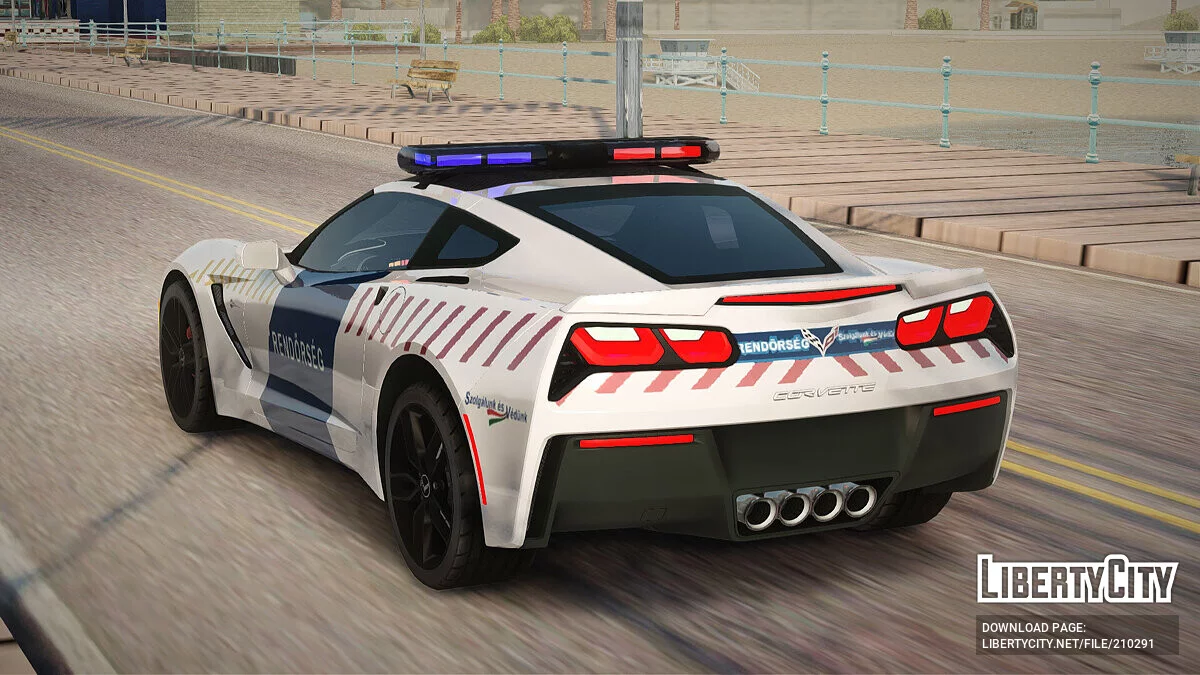 Chevrolet Corvette C7 Rendőrség / GTA San Andreas