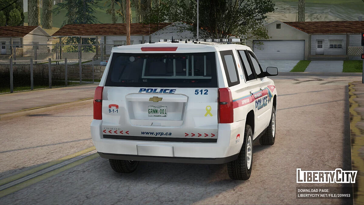 Chevrolet Tahoe PPV 2016 YRP / GTA San Andreas