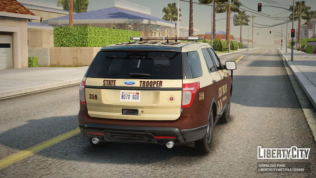 Ford Explorer 2012 Bona Kunta Polis для GTA San Andreas
