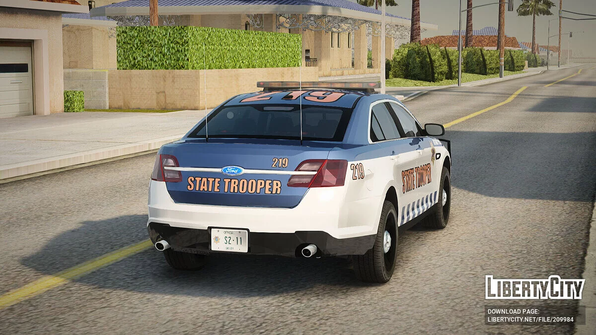 Ford Taurus 2013 Red County Police / GTA San Andreas
