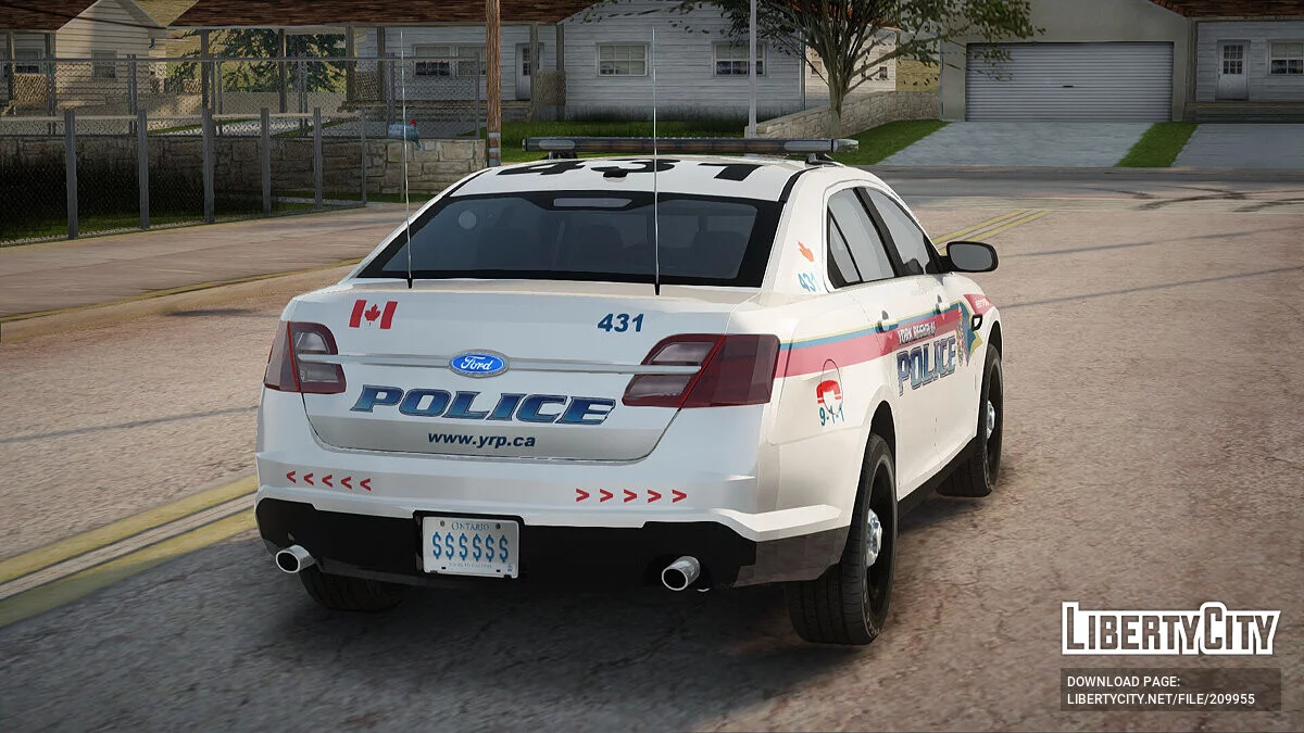 Ford Taurus 2014 YRP / GTA San Andreas