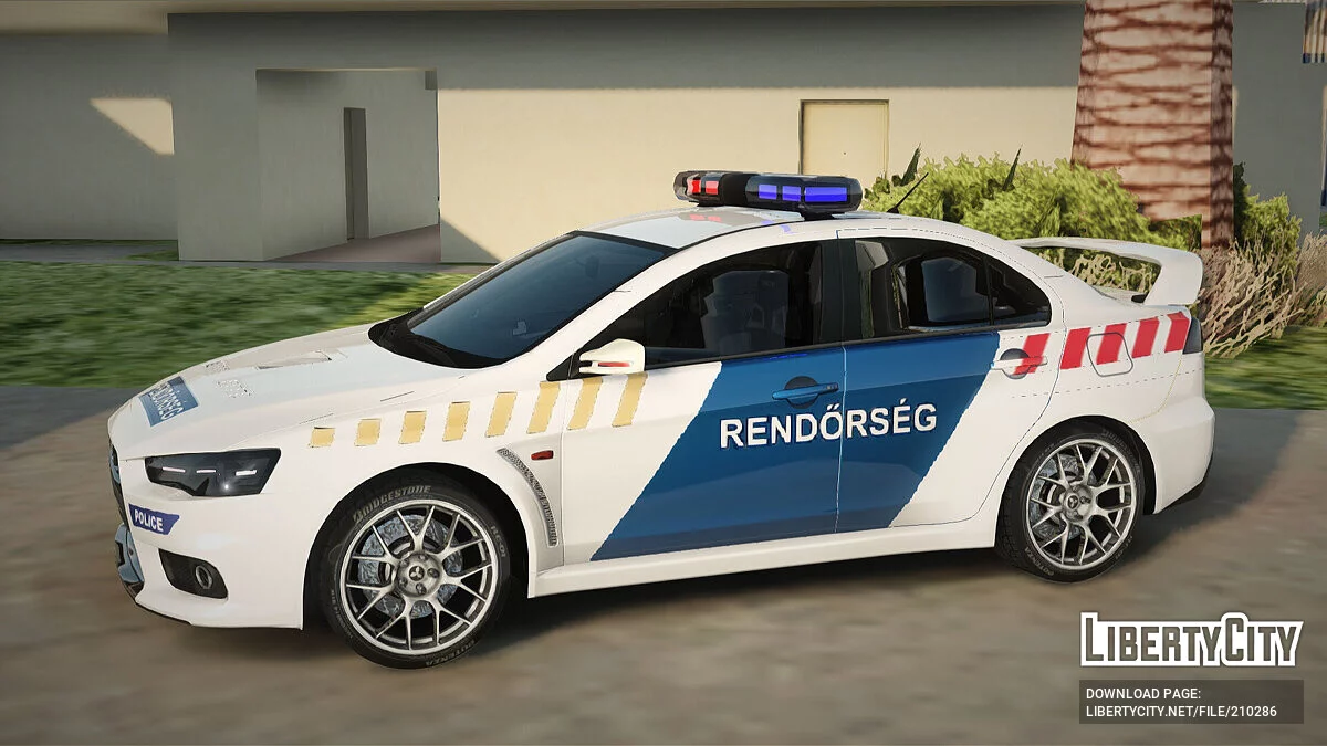 Mitsubishi Lancer Evo X Rendőrség / GTA San Andreas