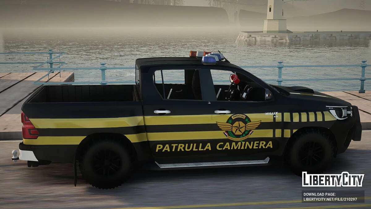Toyota Hilux 2016 Patrulla Caminera Del Paraguay / GTA San Andreas