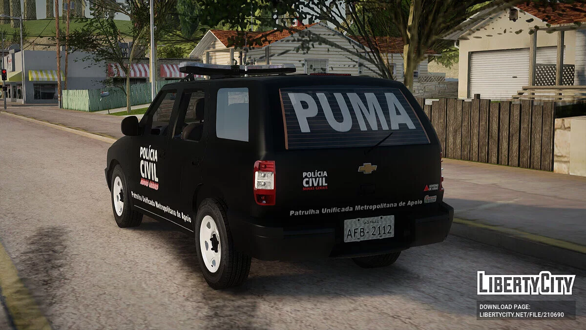 Chevrolet Blazer 2012 PUMA PC-MG / GTA San Andreas