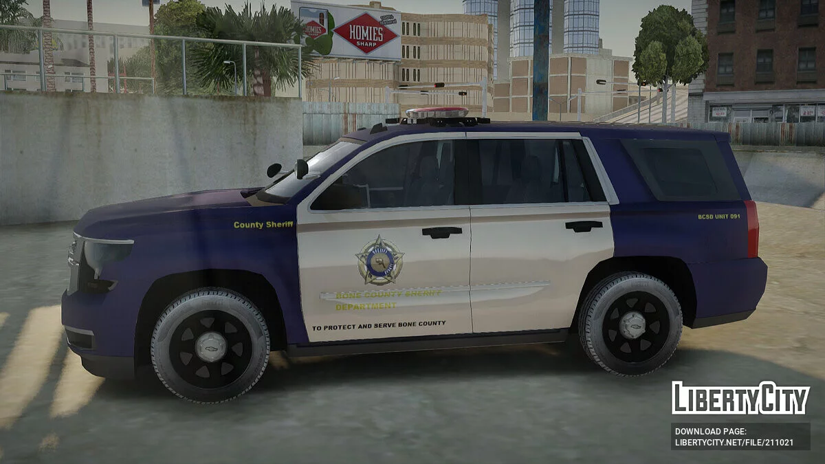 Chevrolet Suburban 2015 BCSD Sheriff / GTA San Andreas