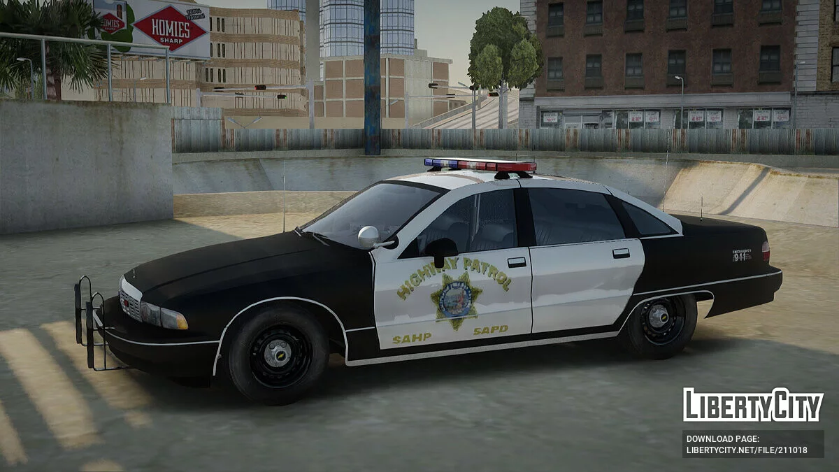 Chevy Caprice SAHP SAPD Highway Patrol / GTA San Andreas