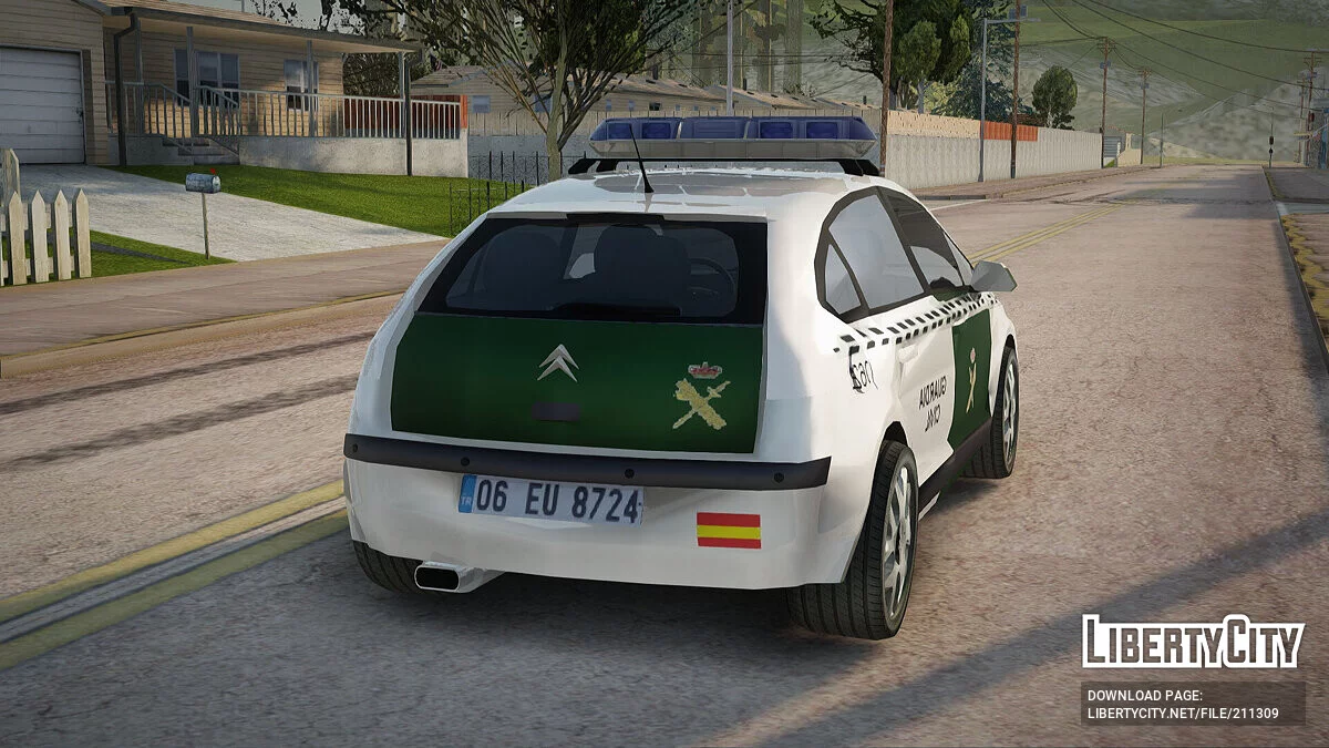 Citroen C4 Guardia Civil / GTA San Andreas