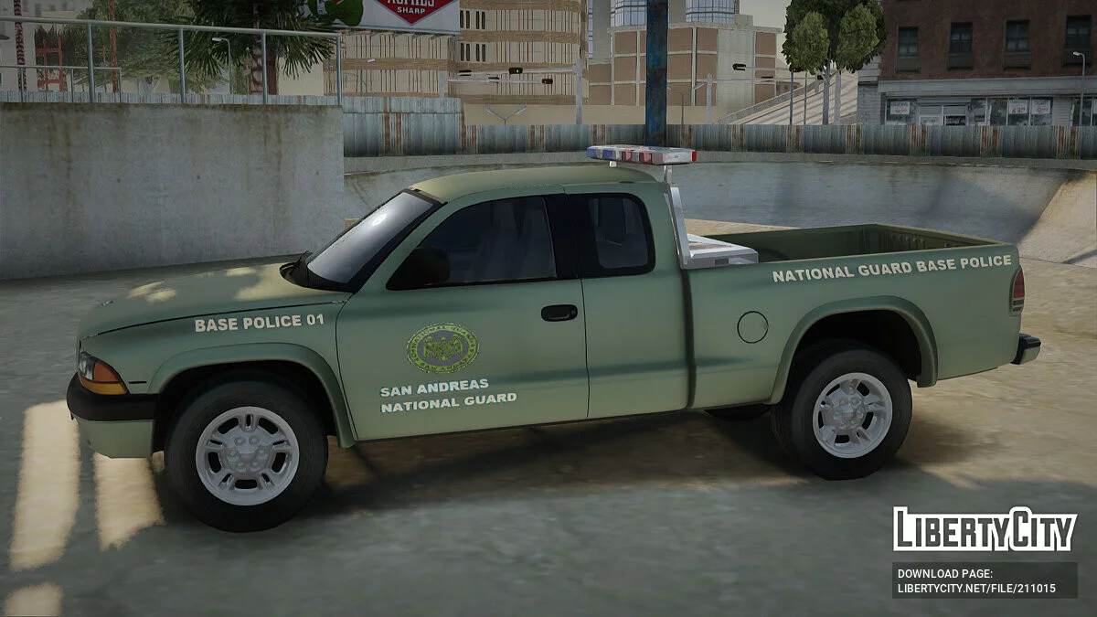 Dodge Dakota National Guard Base Police / GTA San Andreas