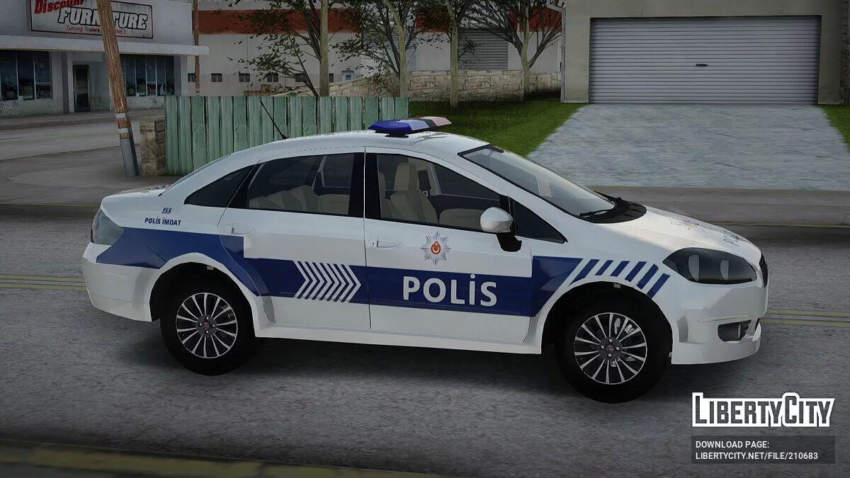Fiat Linea Turkish Police / GTA San Andreas