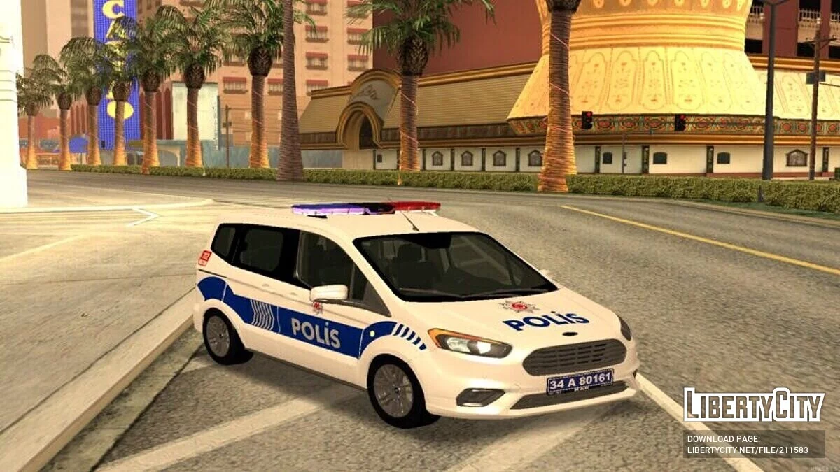 Ford Couier - Полиция / GTA San Andreas