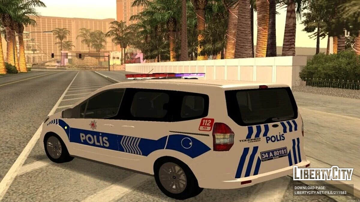 Ford Couier - Полиция / GTA San Andreas