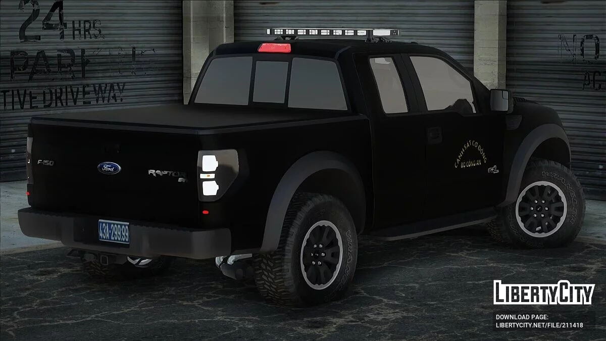 Ford F-150 Raptor - Vietnam Police Car / GTA San Andreas