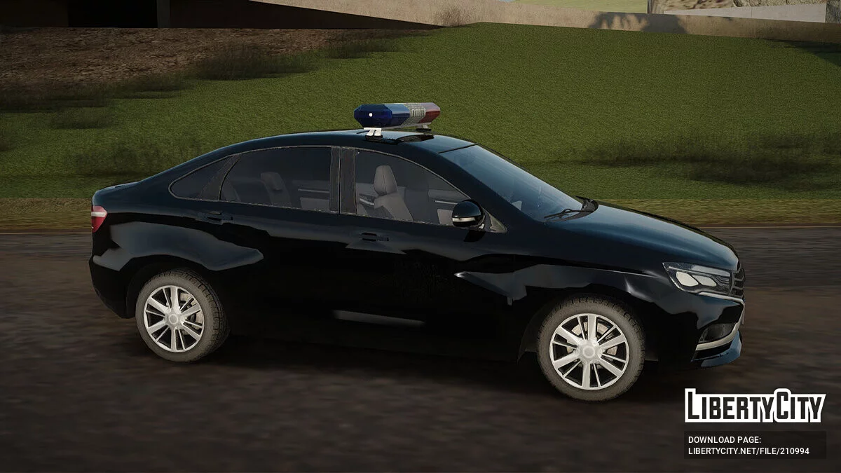 Lada Vesta Traffic Police v2 / GTA San Andreas