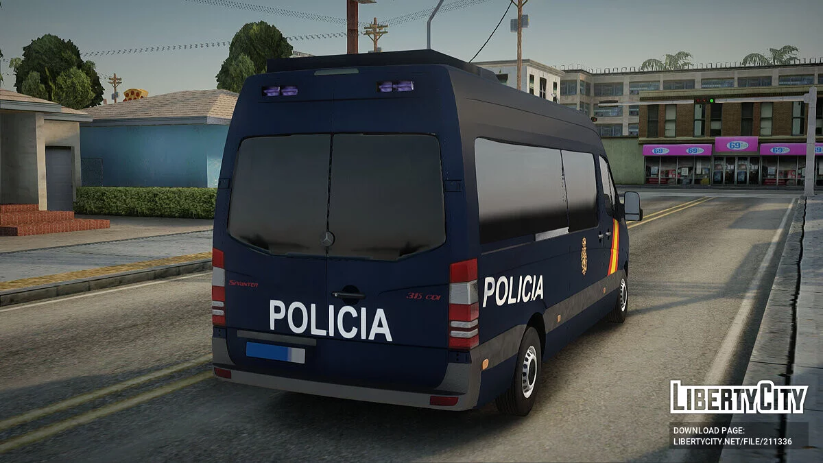Mercedes-Benz Sprinter Spanish Police / GTA San Andreas