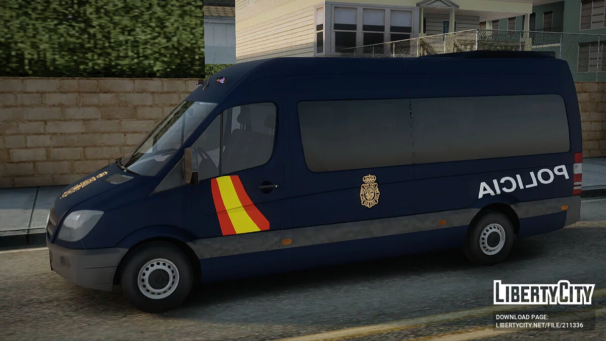 Mercedes-Benz Sprinter Spanish Police / GTA San Andreas