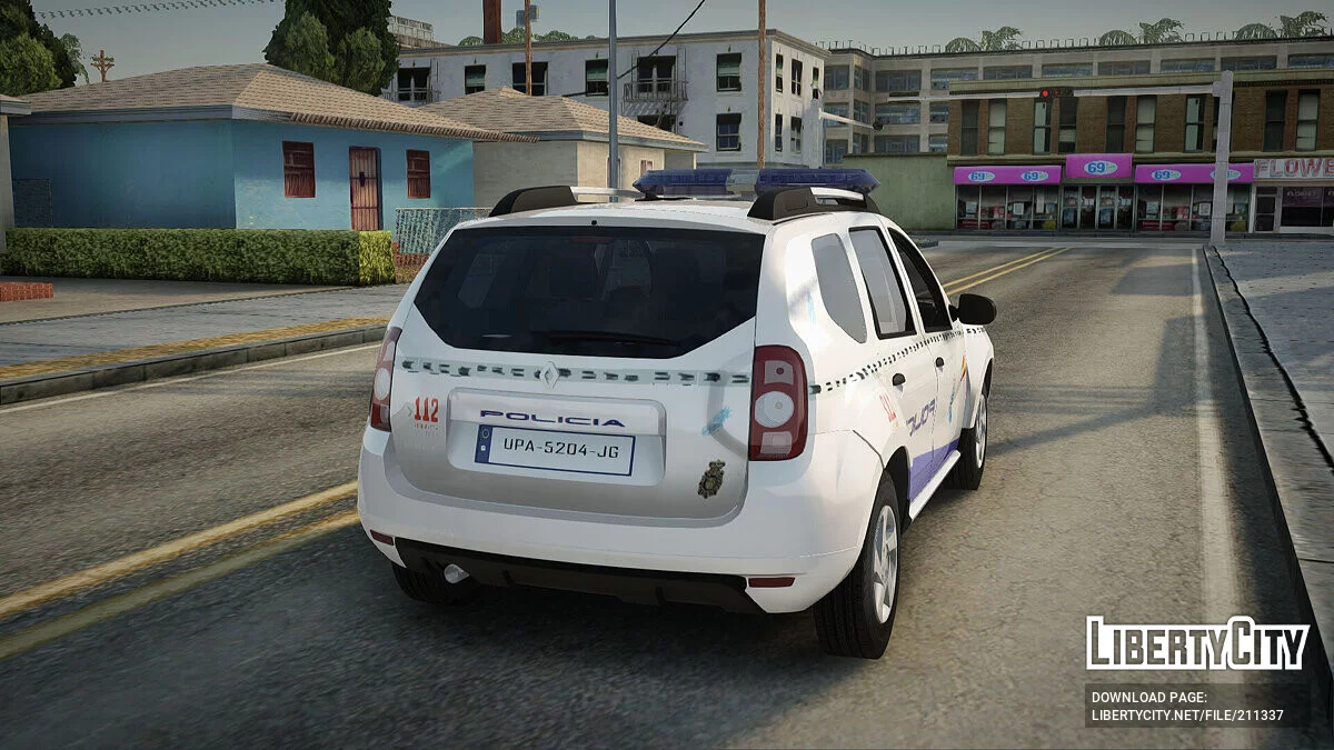Renault Duster Spanish Police / GTA San Andreas