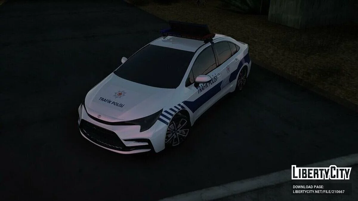 Toyota Corolla - Полиция / GTA San Andreas