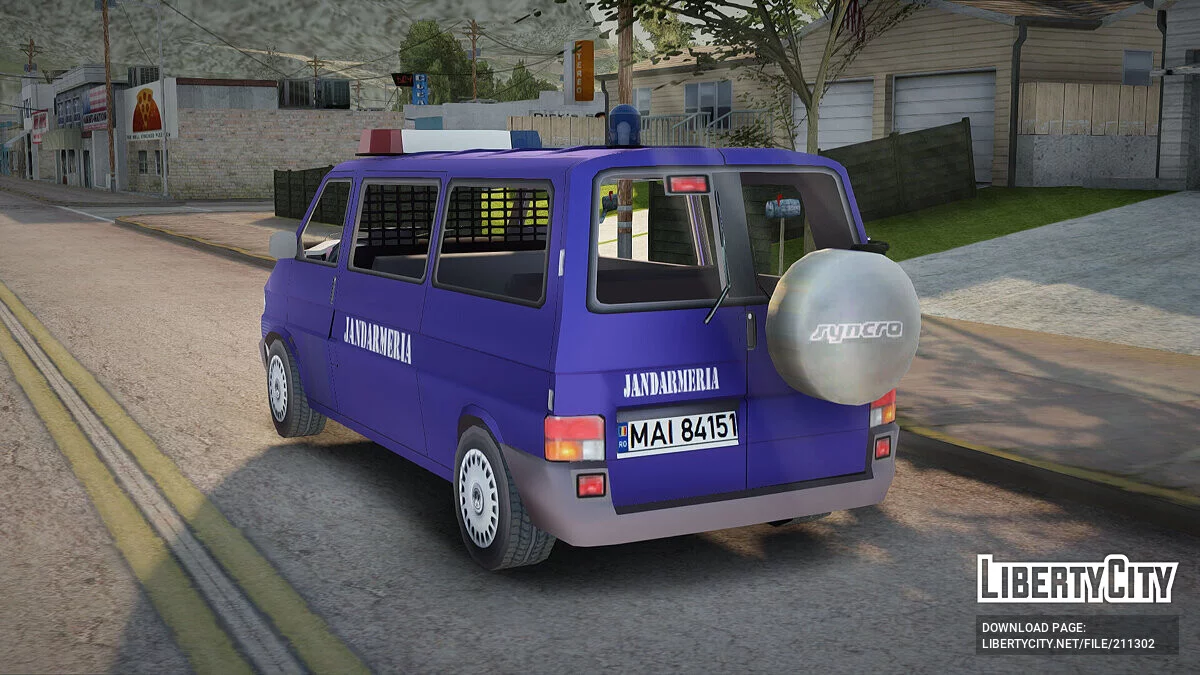 Volkswagen Caravelle Jandarmeria / GTA San Andreas