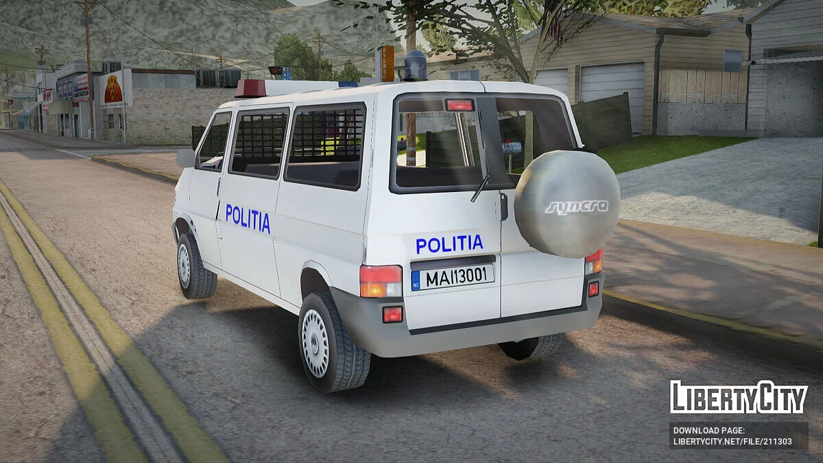 Volkswagen Caravelle Politia / GTA San Andreas