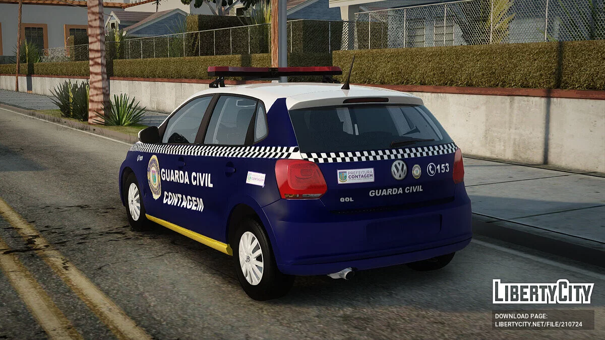 Volkswagen Gol G6 (Guarda Civil) / GTA San Andreas